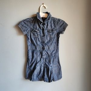 Baby Gap toddler size 5 short sleeve denim jean dress